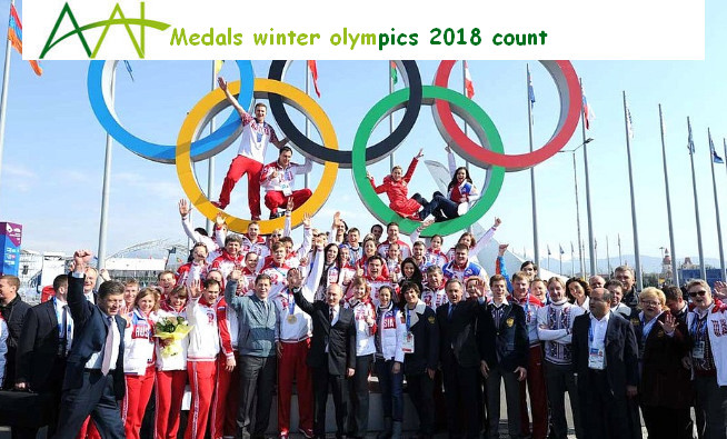 Medals winter olympics 2018 count